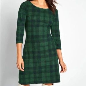 MODCLOTH | Plaid Shift Dress